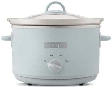 Crock-Pot 4.5 Quart Manual Slow Cooker – Macaroon Blue - Choice 981