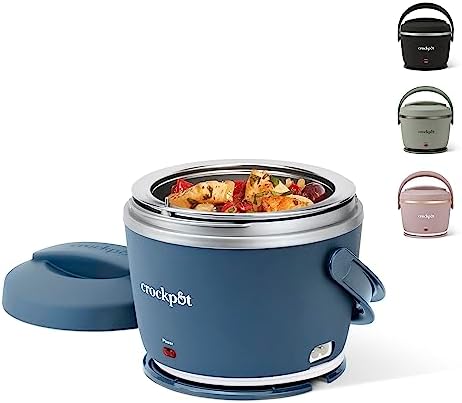 Crock-Pot Electric Lunch Box Food Warmer 20oz – Faded Blue - Choice 649
