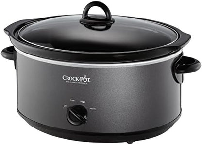 Crock-Pot 7 Quart Slow Cooker – Charcoal - Choice 627