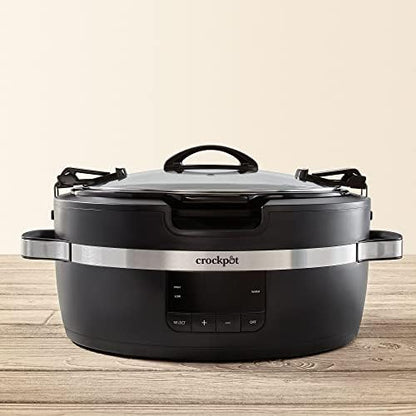 Crock-Pot Thermoshield 6 Quart Slow Cooker with Carry Handles - Choice 414