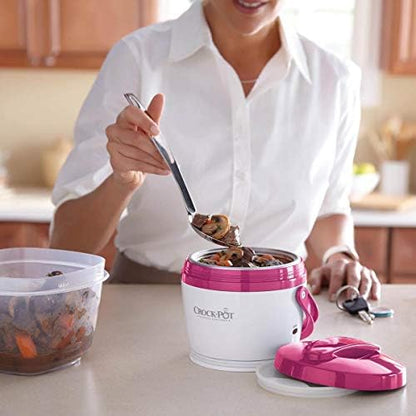 Crock-Pot Lunch Crock Portable Food Warmer 20oz – Pink - Choice 857
