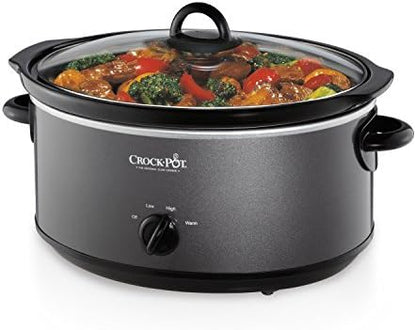 Crock-Pot 7 Quart Slow Cooker – Charcoal - Choice 627