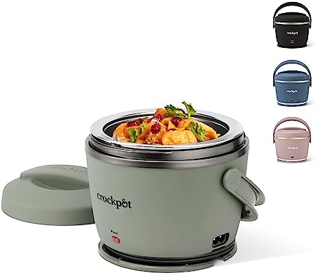 Crock-Pot Portable Electric Lunch Box Food Warmer – Green - Choice 158