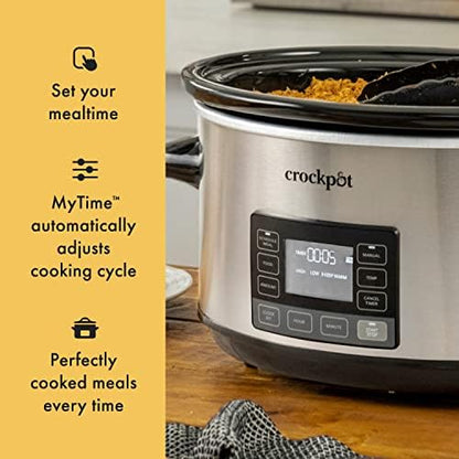 Crock-Pot 7 Quart Portable Programmable Slow Cooker with Timer - Choice 269