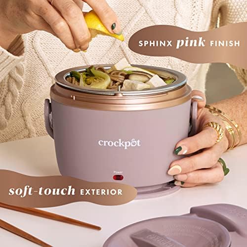 Crock-Pot Electric Lunch Box Food Warmer 20oz – Blush Pink - Choice 472
