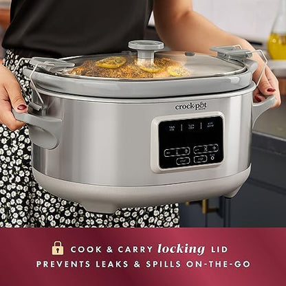 Crock-Pot 7 Quart Programmable Cook & Carry Slow Cooker - Choice 671