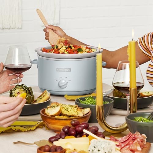 Crock-Pot 4.5 Quart Manual Slow Cooker – Macaroon Blue - Choice 981