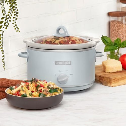 Crock-Pot 4.5 Quart Manual Slow Cooker – Macaroon Blue - Choice 981