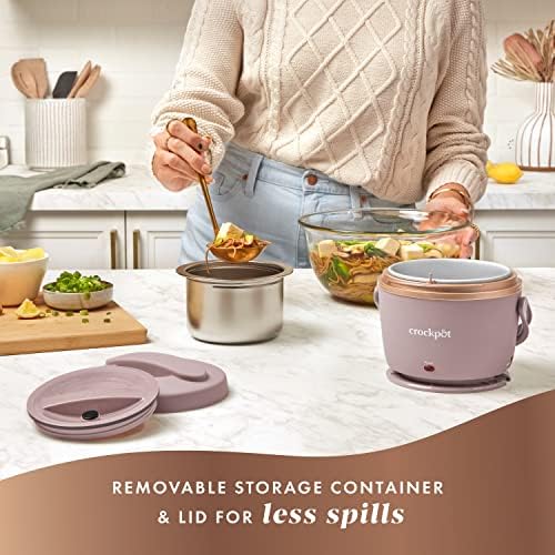 Crock-Pot Electric Lunch Box Food Warmer 20oz – Blush Pink - Choice 472