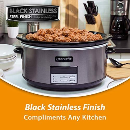 Crock-Pot 8 Quart Programmable Slow Cooker with Auto Warm - Choice 443