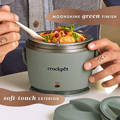 Crock-Pot Portable Electric Lunch Box Food Warmer – Green - Choice 158
