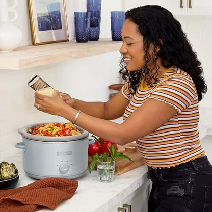 Crock-Pot 4.5 Quart Manual Slow Cooker – Macaroon Blue - Choice 981