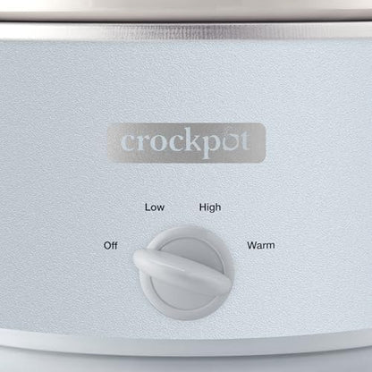 Crock-Pot 4.5 Quart Manual Slow Cooker – Macaroon Blue - Choice 981