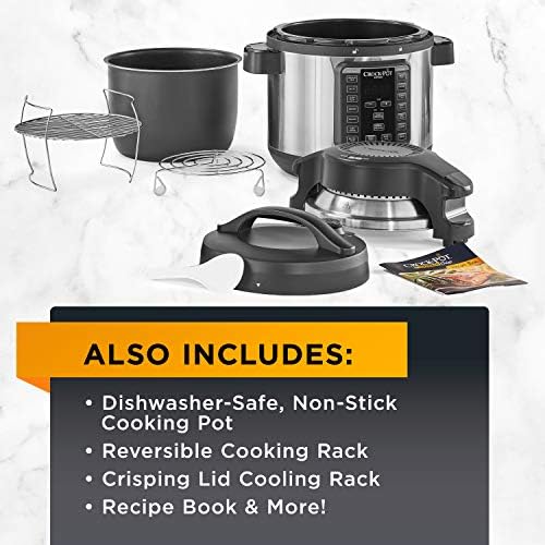 Crock-Pot Express Crisp 8 Quart 10-in-1 Pressure Cooker - Choice 834