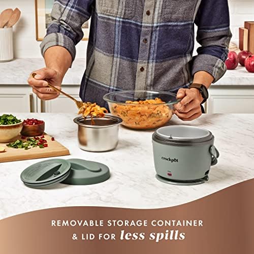 Crock-Pot Portable Electric Lunch Box Food Warmer – Green - Choice 158