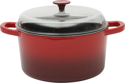 Crock-Pot 3 Quart Enameled Cast Iron Dutch Oven – Aqua - Choice 105