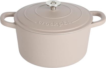 Crock-Pot 3 Quart Enameled Cast Iron Dutch Oven – Aqua - Choice 105