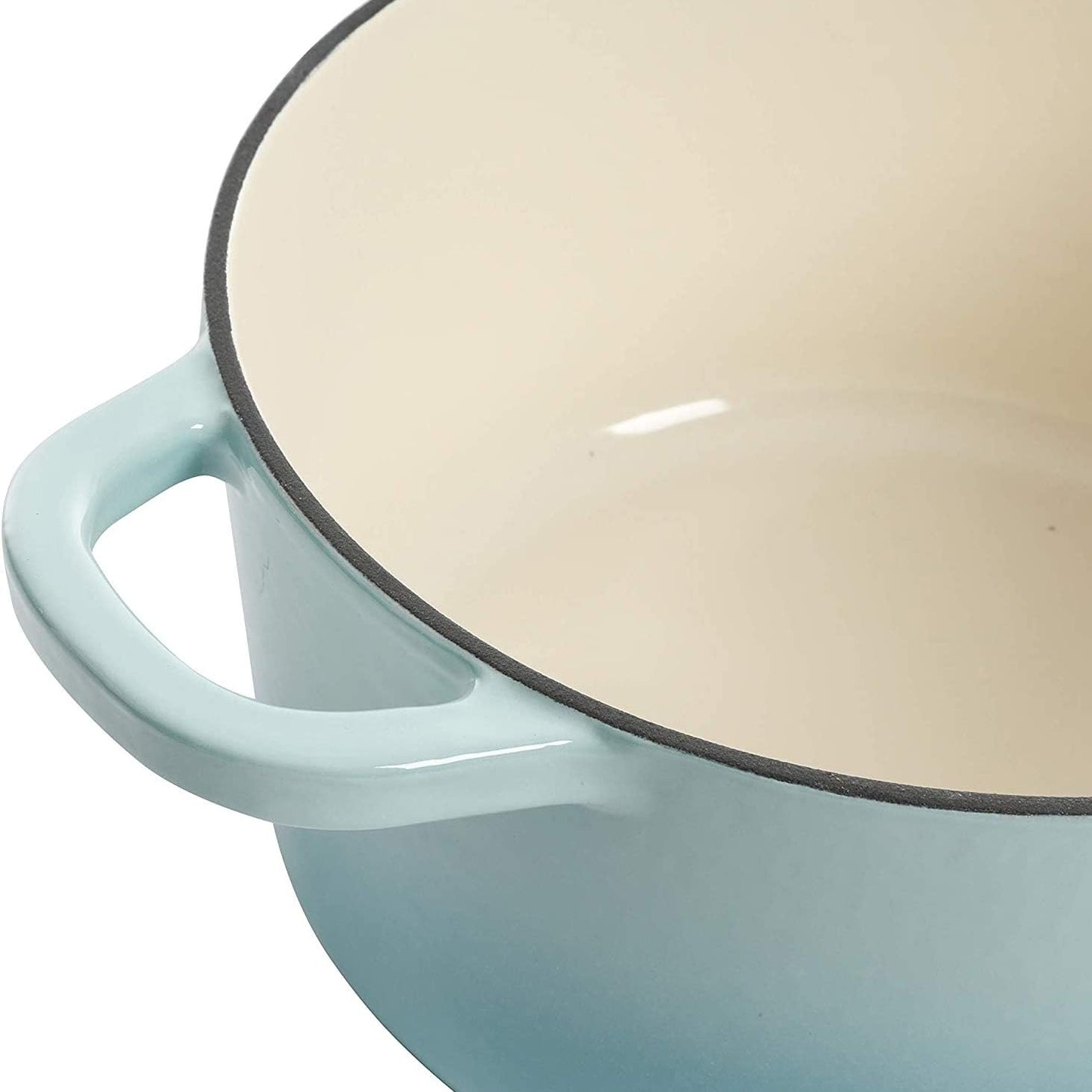 Crock-Pot 3 Quart Enameled Cast Iron Dutch Oven – Aqua - Choice 105