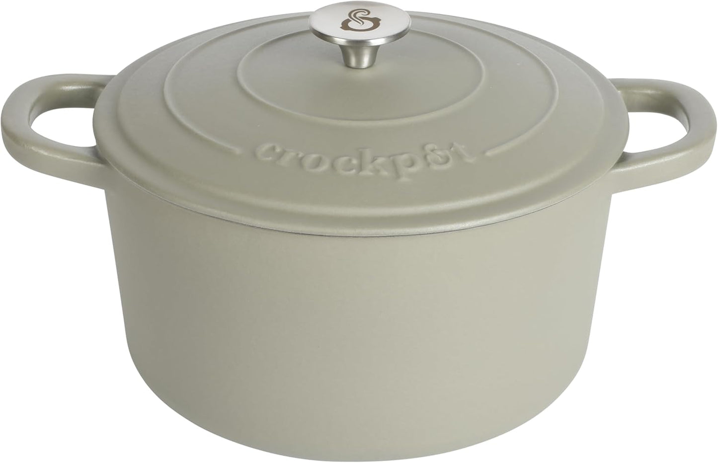 Crock-Pot 3 Quart Enameled Cast Iron Dutch Oven – Aqua - Choice 105