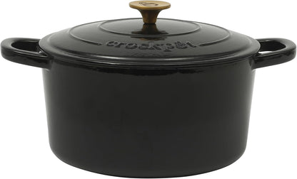 Crock-Pot 3 Quart Enameled Cast Iron Dutch Oven – Aqua - Choice 105