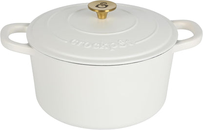 Crock-Pot 3 Quart Enameled Cast Iron Dutch Oven – Aqua - Choice 105