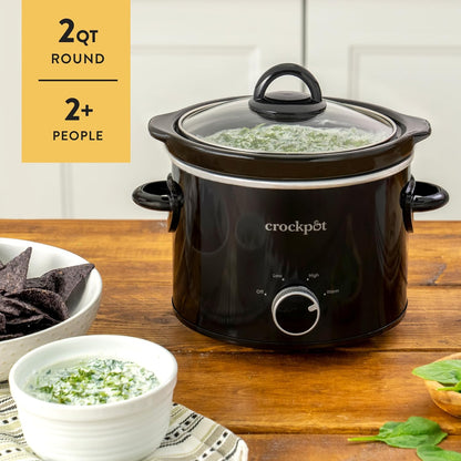 Crock-Pot 2 Quart Mini Slow Cooker – Classic Compact Cooker - Choice 386